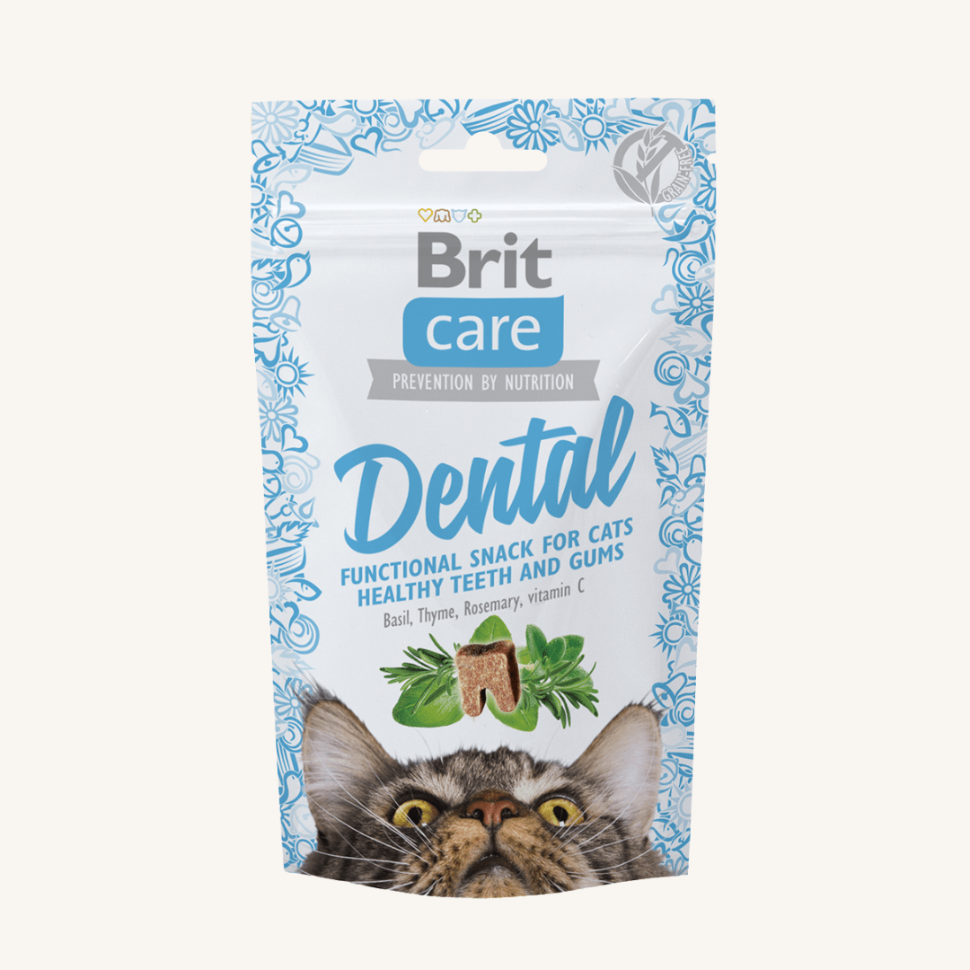 BRIT ǀ DENTAL mačji priboljški - PIŠČANEC & PURAN 50 g od Brit | Na voljo pri Forapet