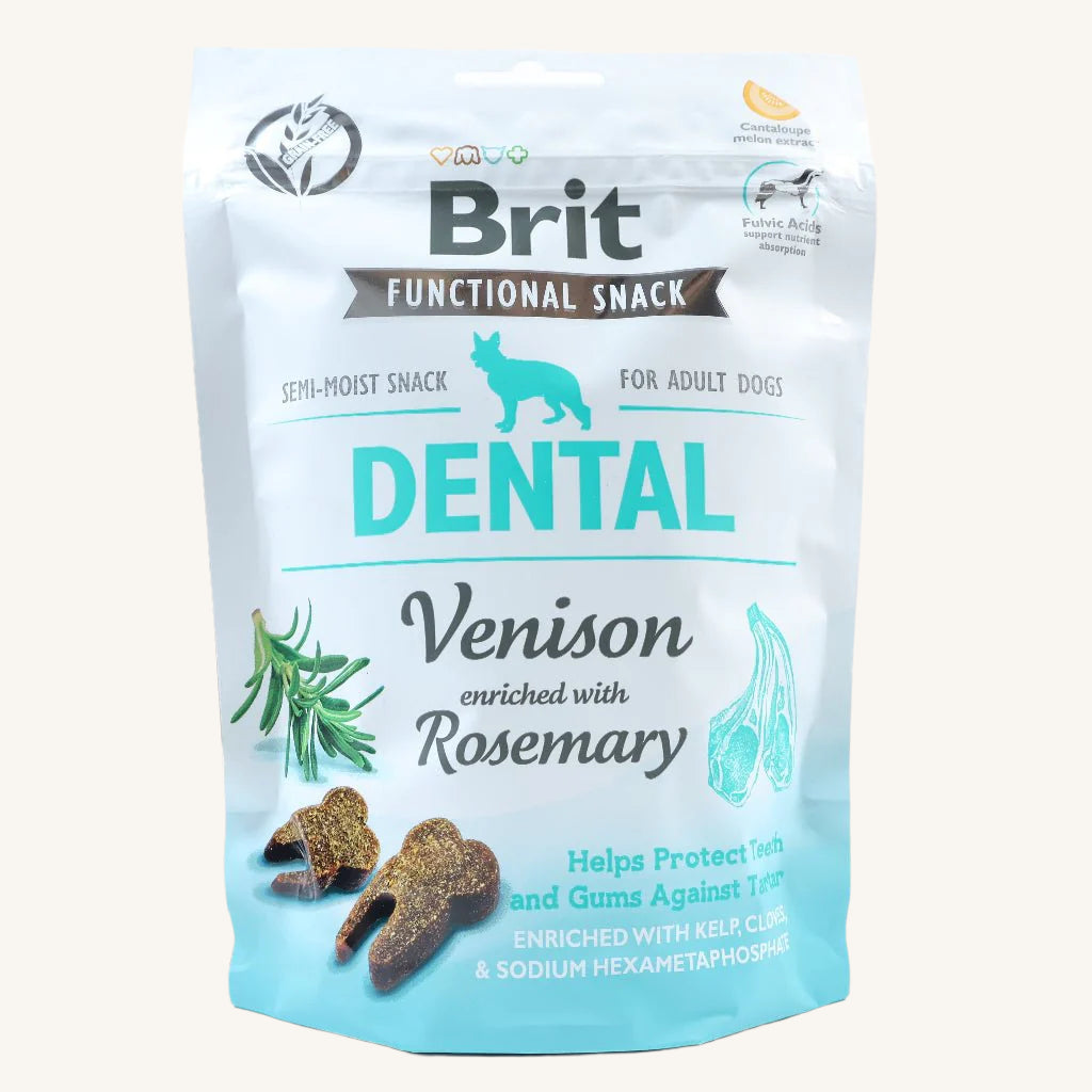 Brit ǀ DENTAL pasji priboljški - DIVJAČINA 150 g od Brit | Na voljo pri Forapet