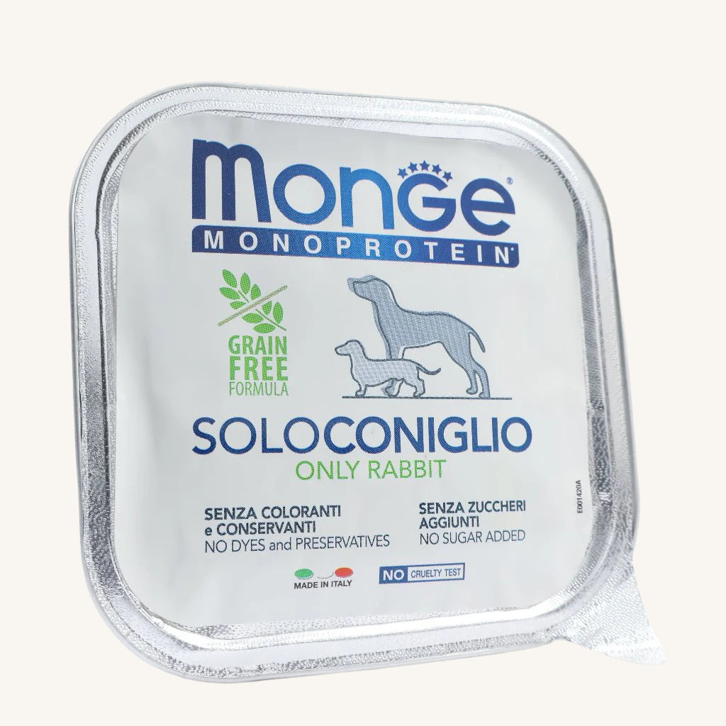 DONACIJA Monge ǀ MONOPROTEINSKA pasja mokra hrana - KUNEC 150 g od Monge | Na voljo pri Forapet