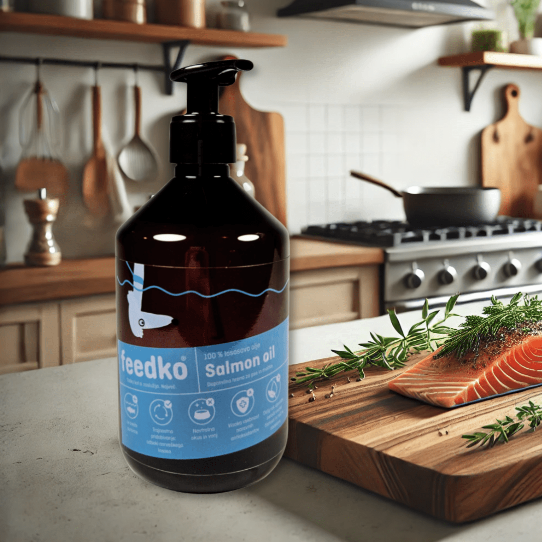 Feedko ǀ LOSOSOVO OLJE za pse & mačke 500 ml od Feedko | Na voljo pri Forapet