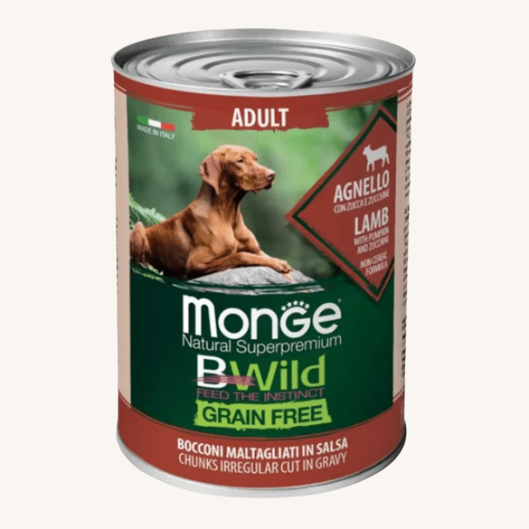 Monge BWild ǀ pasja mokra hrana - JAGNJETINA 400 g od Monge | Na voljo pri Forapet