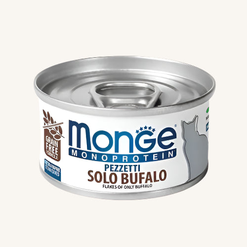 Monge ǀ MONOPROTEINSKA mačja mokra hrana - BIVOL 80 g od Monge | Na voljo pri Forapet