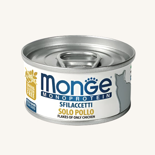 Monge ǀ MONOPROTEINSKA mačja mokra hrana - PIŠČANEC 80 g od Monge | Na voljo pri Forapet