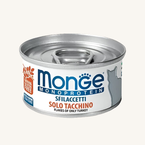 Monge ǀ MONOPROTEINSKA mačja mokra hrana - PURAN 80 g od Monge | Na voljo pri Forapet