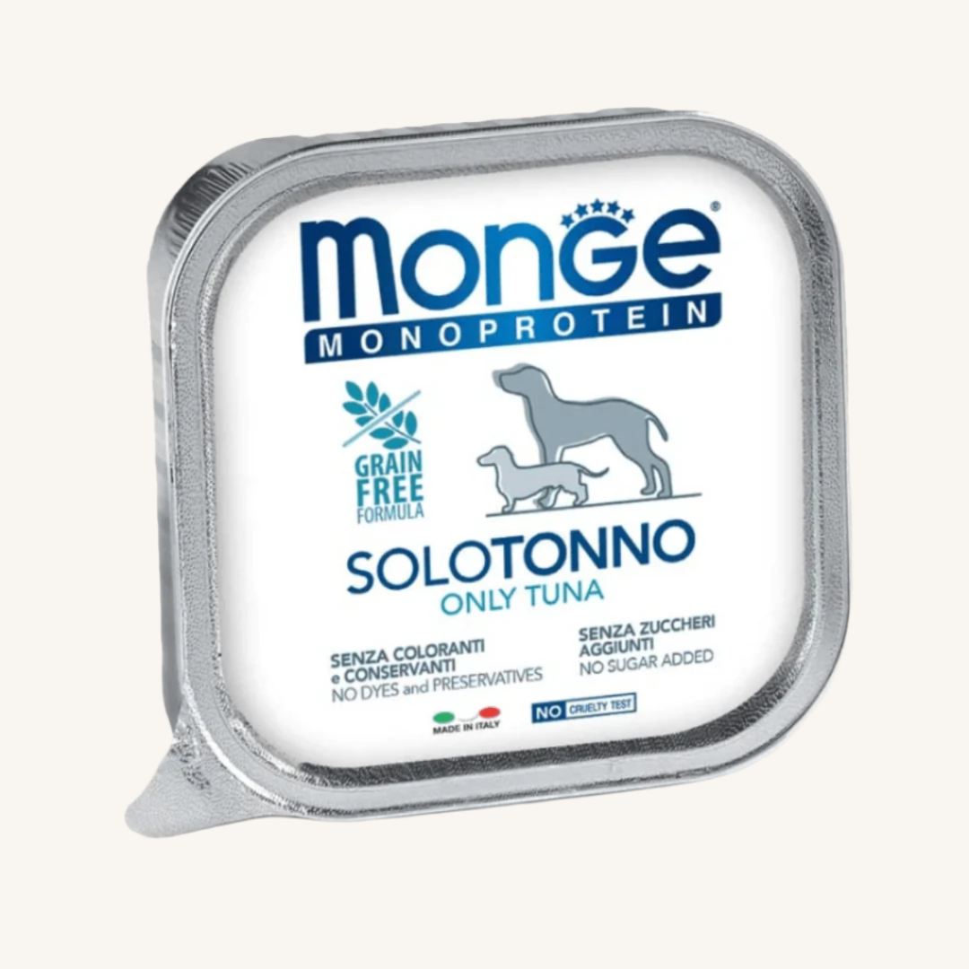 Monge ǀ MONOPROTEINSKA pasja mokra hrana - TUNA 150 g od Monge | Na voljo pri Forapet