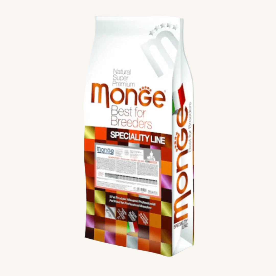 Monge ǀ MONOPROTEINSKI pasji briketi - LOSOS od Monge | Na voljo pri Forapet