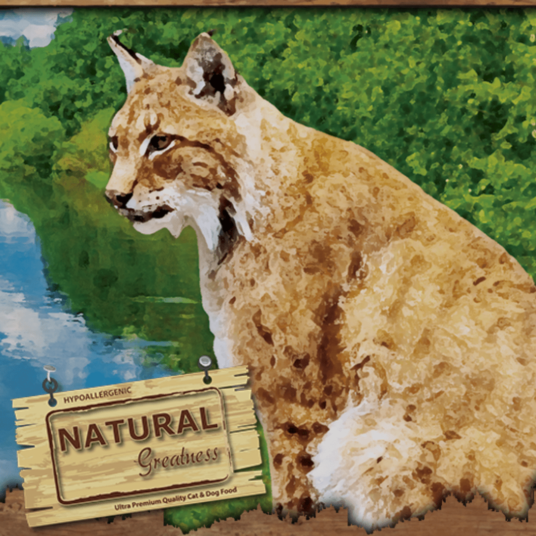 Natural Greatness ǀ ADULT mačji briketi - OBČUTLJIVA KOŽA (jagnjetina & losos) od Natural Greatness | Na voljo pri Forapet