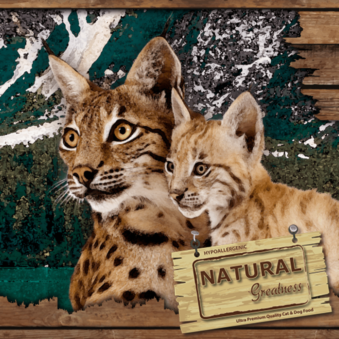 Natural Greatness ǀ KITTEN & ADULT mačji briketi - VELIKE PASME (piščanec, puran & losos) od Natural Greatness | Na voljo pri Forapet
