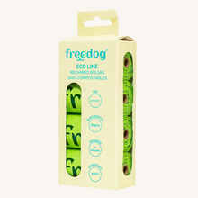 Biorazgradljive vrečke za pasje iztrebke 4x15 kom od Freedog | Na voljo pri Forapet