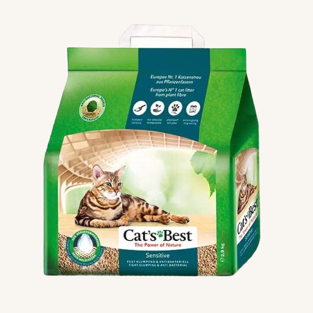 DONACIJA Cat's Best SENSITIVE posip 8 l (2,9 kg) od Cat's Best | Na voljo pri Forapet