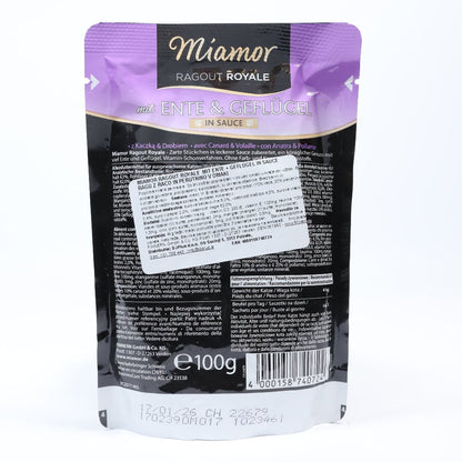 DONACIJA Miamor ǀ mačja mokra hrana - RACA & PERUTNINA 100 g od Miamor | Na voljo pri Forapet