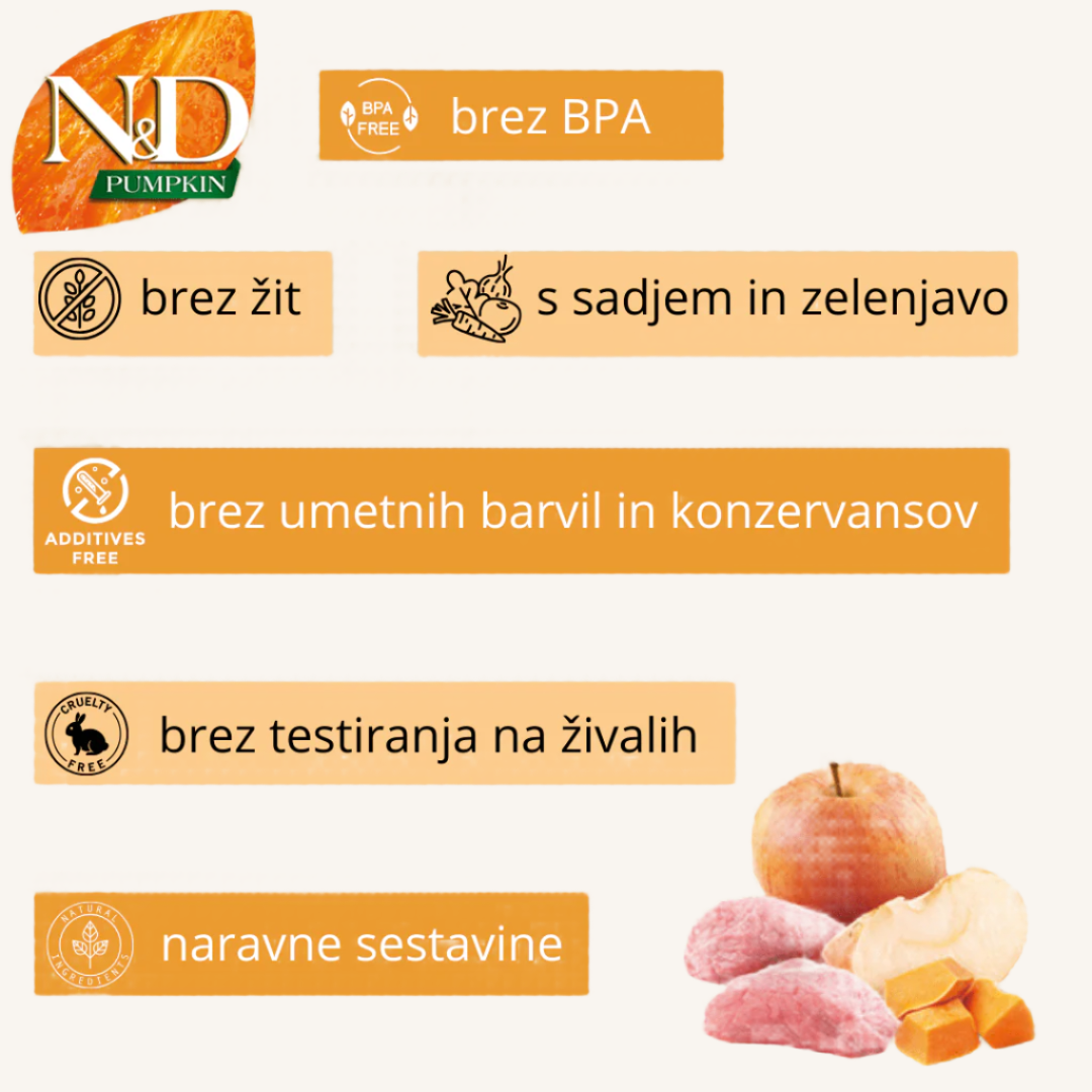 DONACIJA N&D ǀ pasja mokra hrana - DIVJA SVINJA 285 g od Farmina | Na voljo pri Forapet