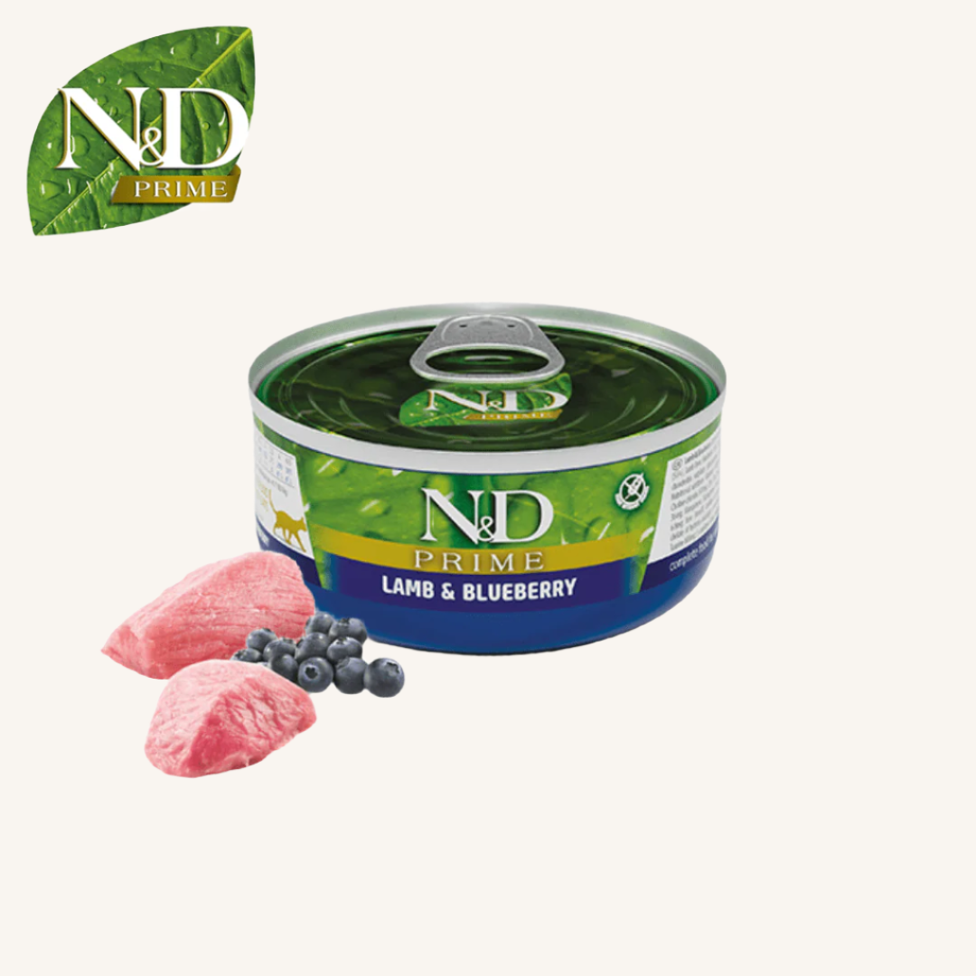 DONACIJA N&D Prime ǀ mačja mokra hrana - JAGNJETINA 70 g od Farmina | Na voljo pri Forapet