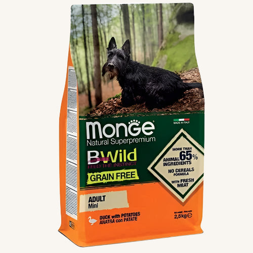 Monge BWild ǀ MINI pasji briketi - RACA 2,5 kg od Monge | Na voljo pri Forapet