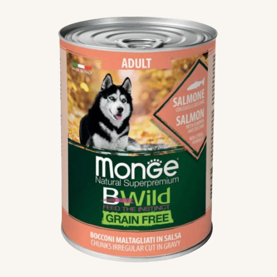 Monge BWild ǀ pasja mokra hrana - LOSOS 400 g od Monge | Na voljo pri Forapet