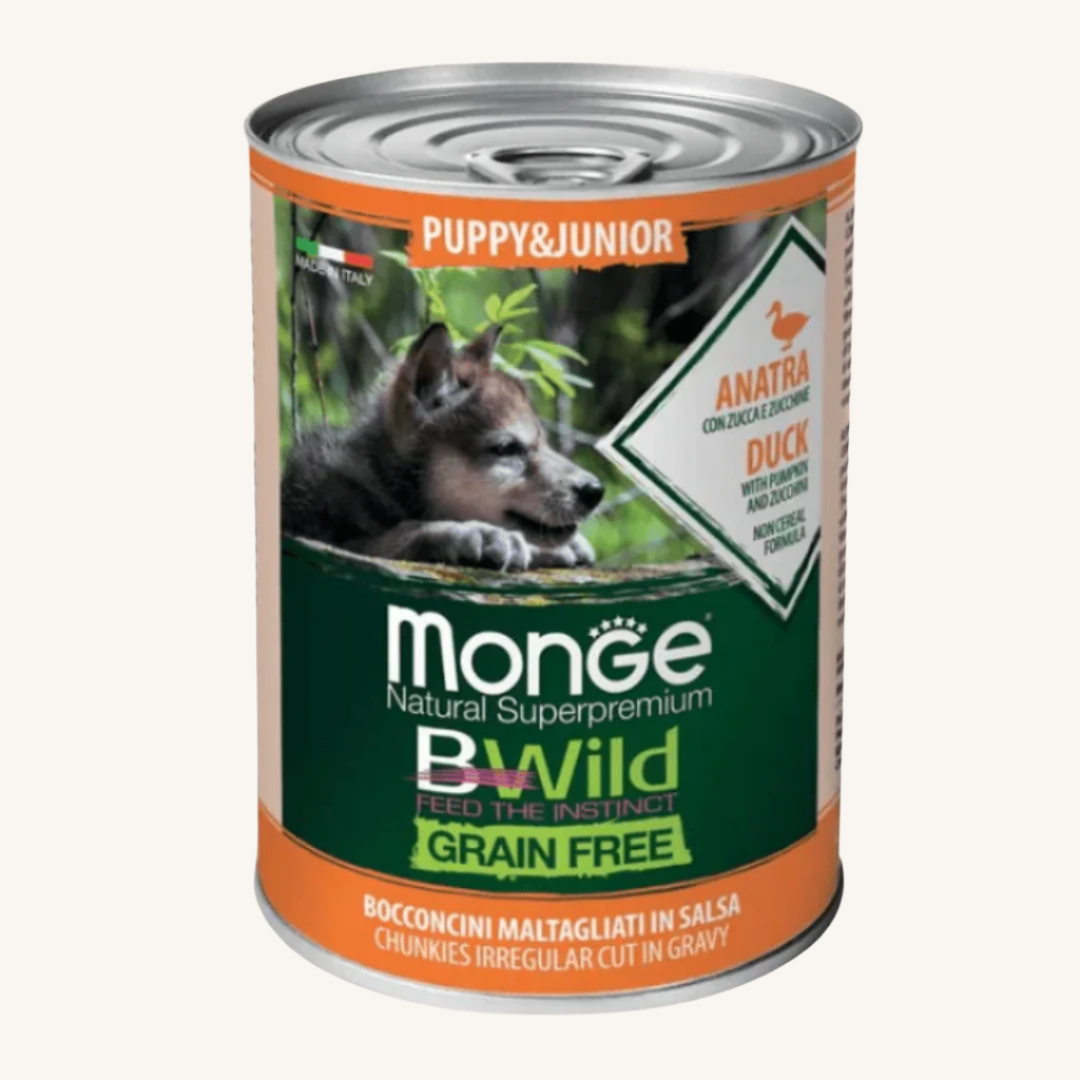 Monge BWild ǀ PUPPY pasja mokra hrana - RACA 400 g od Monge | Na voljo pri Forapet