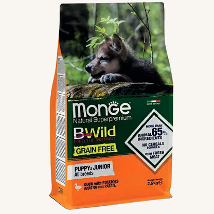 Monge BWild ǀ PUPPY pasji briketi - RACA od Monge | Na voljo pri Forapet