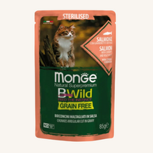 Monge BWild ǀ STERILISED mačja mokra hrana - LOSOS 85 g od Monge | Na voljo pri Forapet