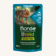 Monge BWild ǀ STERILISED mačja mokra hrana - TUNA 85 g od Monge | Na voljo pri Forapet