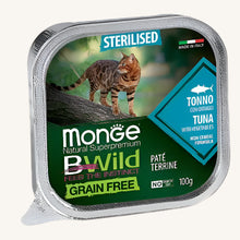 Monge BWild ǀ STERILISED mačja pašteta - TUNA 100 g od Monge | Na voljo pri Forapet