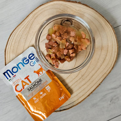 Monge Grill ǀ KITTEN mačja mokra hrana - LOSOS 85 g od Monge | Na voljo pri Forapet