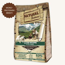Natural Greatness ǀ MEDIUM & MAXI ADULT & PUPPY pasji briketi - OBČUTLJIVA PREBAVA (jagnjetina) od Natural Greatness | Na voljo pri Forapet