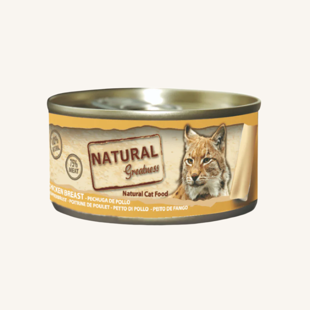 Natural Greatness ǀ MONOPROTEINSKA mačja mokra hrana - PIŠČANEC 70 g od Natural Greatness | Na voljo pri Forapet