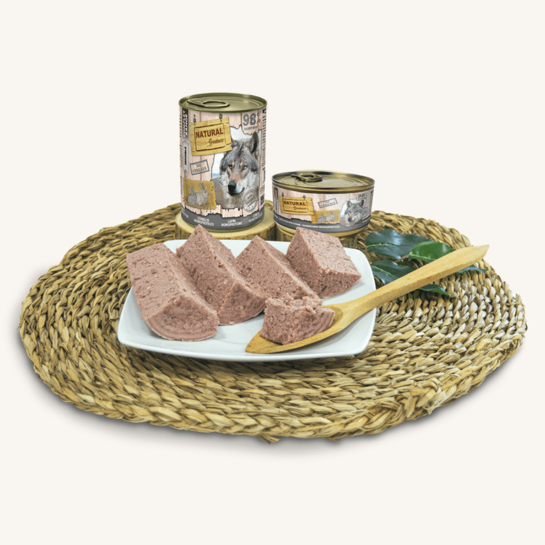 Natural Greatness ǀ MONOPROTEINSKA pasja mokra hrana - KUNEC 400 g od Natural Greatness | Na voljo pri Forapet