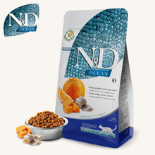 N&D Ocean ǀ mačji briketi SLED & BUČA od N&D Ocean I Farmina | Na voljo pri Forapet