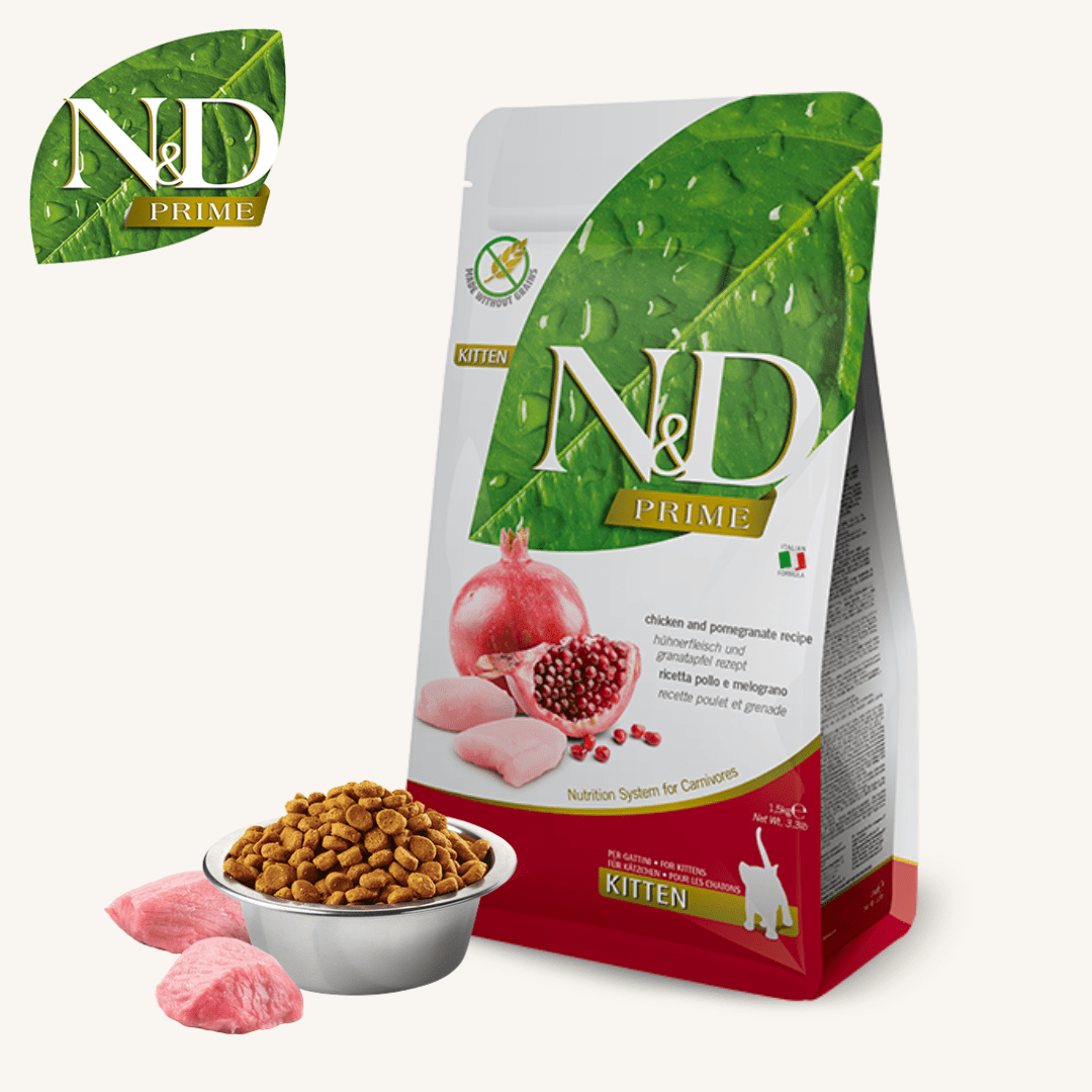 N&D Prime ǀ KITTEN mačji briketi - PIŠČANEC 1,5 kg od N&D Prime I Farmina | Na voljo pri Forapet