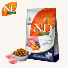 N&D Pumpkin ǀ MEDIUM & MAXI pasji briketi - JAGNJETINA 12 kg od N&D Pumpkin I Farmina | Na voljo pri Forapet