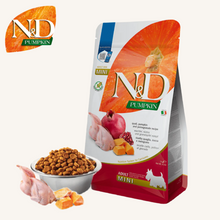 N&D Pumpkin ǀ MINI pasji briketi - PREPELICA 2 kg od N&D Pumpkin I Farmina | Na voljo pri Forapet
