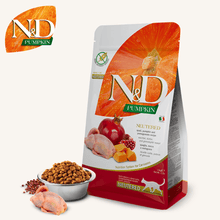 N&D Pumpkin ǀ STERILISED mačji briketi - PREPELICA od N&D Pumpkin I Farmina | Na voljo pri Forapet