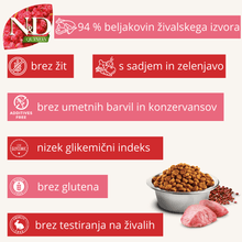 N&D Quinoa ǀ ALL SIZES pasji briketi - URAVNAVANJE TEŽE (jagnjetina) od N&D Quinoa I Farmina | Na voljo pri Forapet