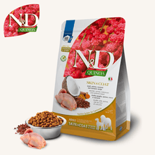 N&D Quinoa ǀ MEDIUM & MAXI pasji briketi - OBČUTLJIVA KOŽA (prepelica) 2,5 kg od N&D Quinoa I Farmina | Na voljo pri Forapet