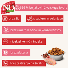 N&D Quinoa ǀ MEDIUM & MAXI pasji briketi - OBČUTLJIVA KOŽA (prepelica) 2,5 kg od N&D Quinoa I Farmina | Na voljo pri Forapet