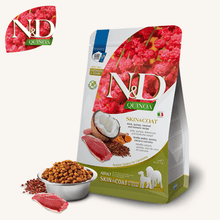 N&D Quinoa ǀ MEDIUM & MAXI pasji briketi - OBČUTLJIVA KOŽA (raca) 7 kg od N&D Quinoa I Farmina | Na voljo pri Forapet