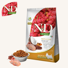 N&D Quinoa ǀ MINI pasji briketi - OBČUTLJIVA KOŽA (prepelica) od N&D Quinoa I Farmina | Na voljo pri Forapet