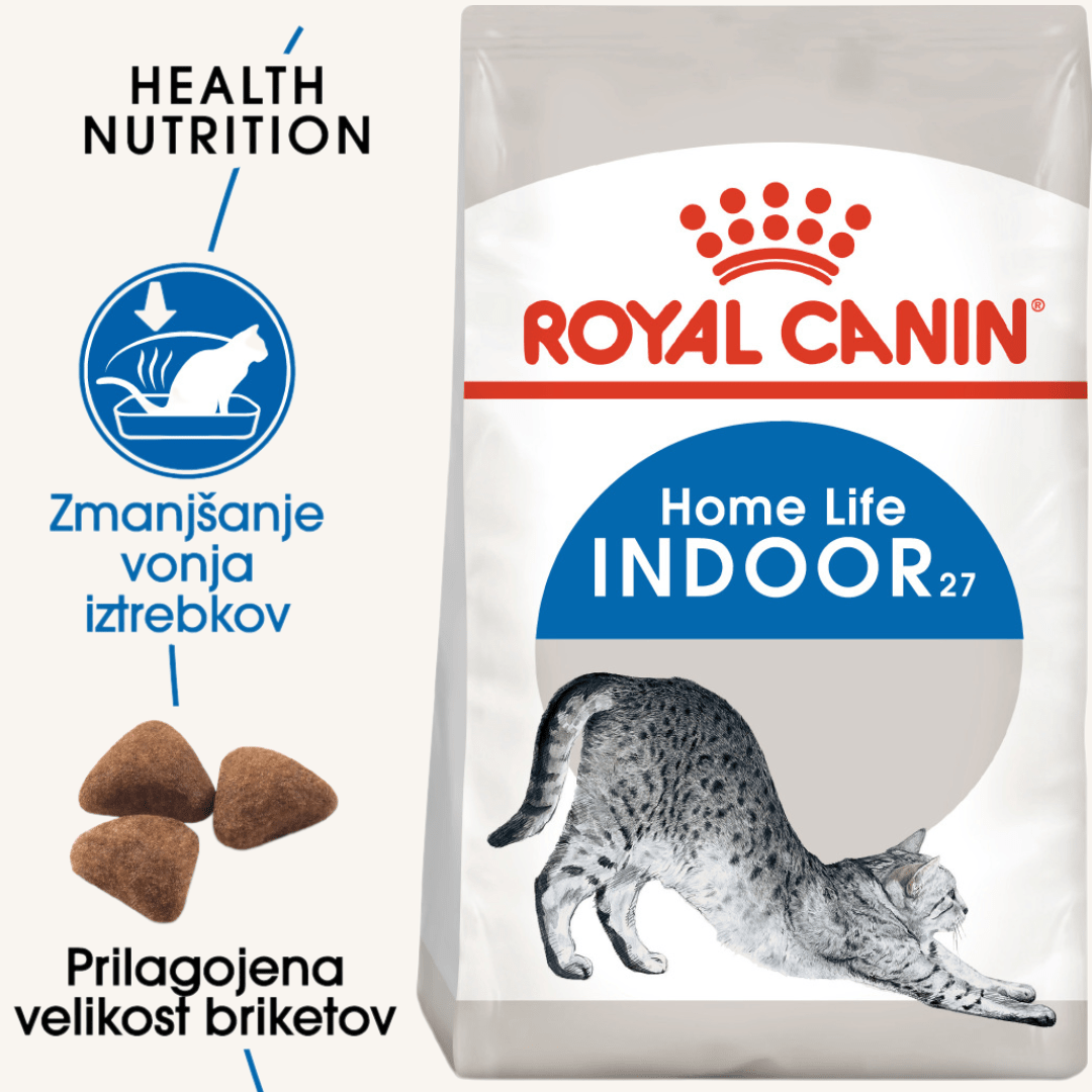 Royal Canin ǀ INDOOR mačji briketi - PERUTNINA 4 kg od Royal Canin | Na voljo pri Forapet