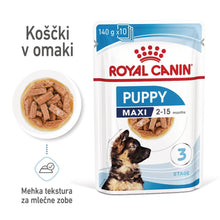 Royal Canin ǀ MAXI PUPPY pasja mokra hrana 140 g od Royal Canin | Na voljo pri Forapet