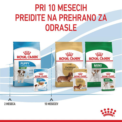 Royal Canin ǀ MINI PUPPY pasja mokra hrana 85 g od Royal Canin | Na voljo pri Forapet