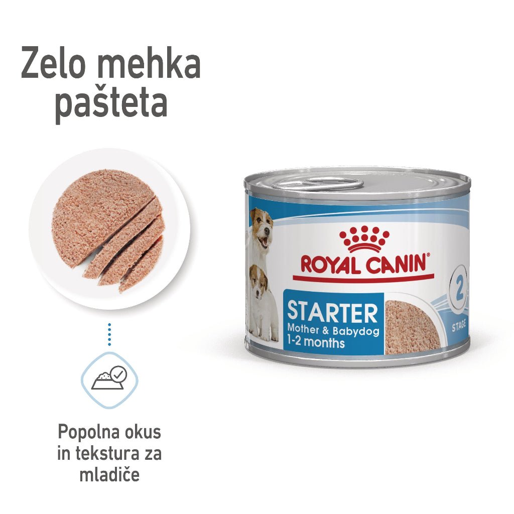 Royal Canin ǀ STARTER pasja mokra hrana 195 g od Royal Canin | Na voljo pri Forapet