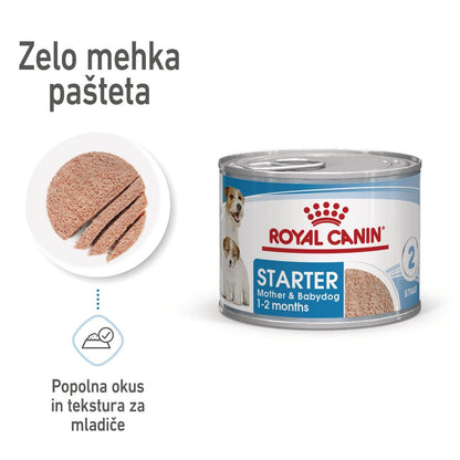 Royal Canin ǀ STARTER pasja mokra hrana 195 g od Royal Canin | Na voljo pri Forapet