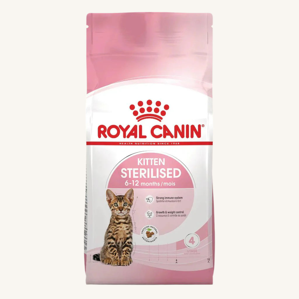 Royal Canin ǀ STERILISED KITTEN mačji briketi - PERUTNINA od Royal Canin | Na voljo pri Forapet
