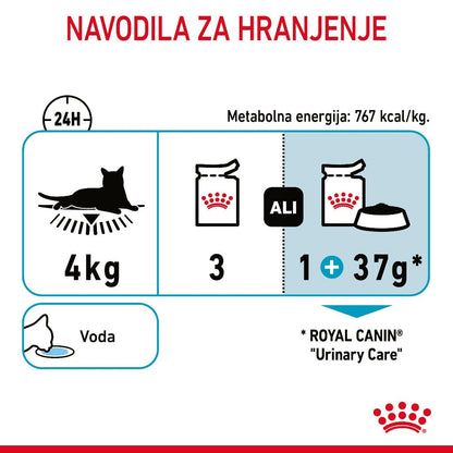 Royal Canin ǀ URINARY mačja mokra hrana 85 g od Royal Canin | Na voljo pri Forapet