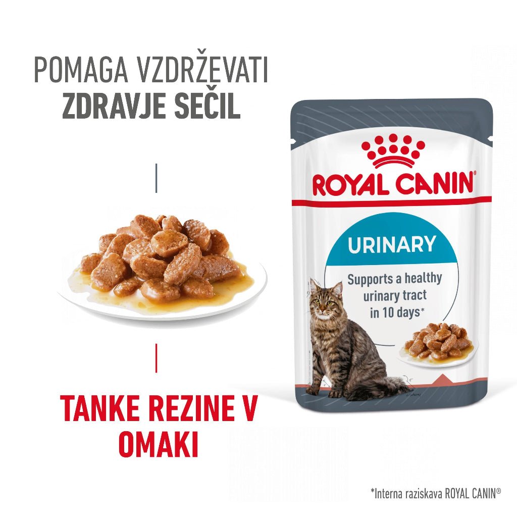 Royal Canin ǀ URINARY mačja mokra hrana 85 g od Royal Canin | Na voljo pri Forapet