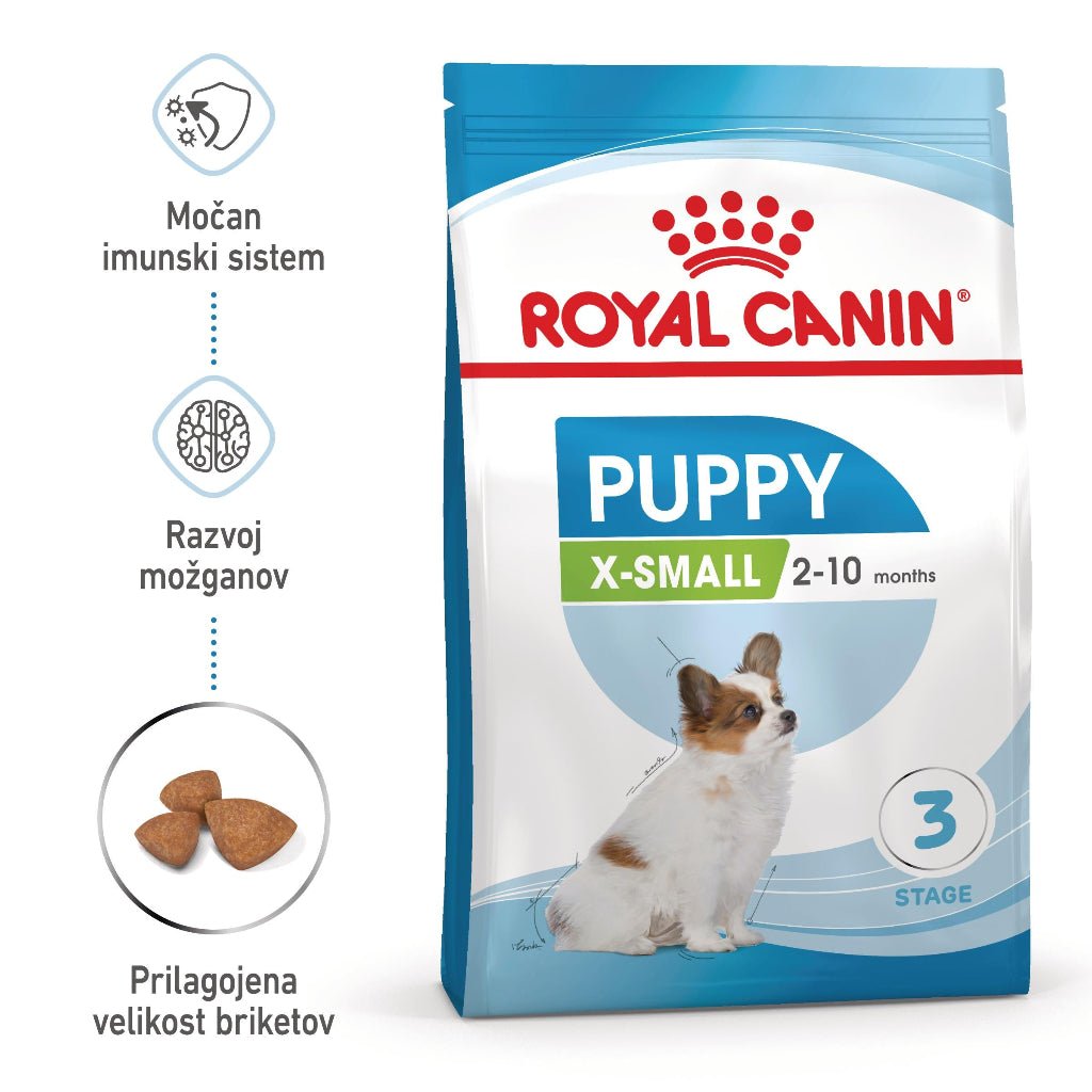 Royal Canin ǀ X - SMALL PUPPY pasji briketi - PERUTNINA od Royal Canin | Na voljo pri Forapet