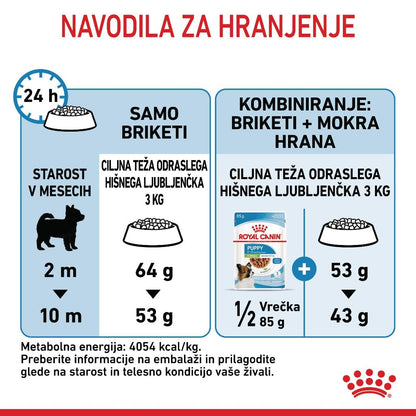 Royal Canin ǀ X - SMALL PUPPY pasji briketi - PERUTNINA od Royal Canin | Na voljo pri Forapet