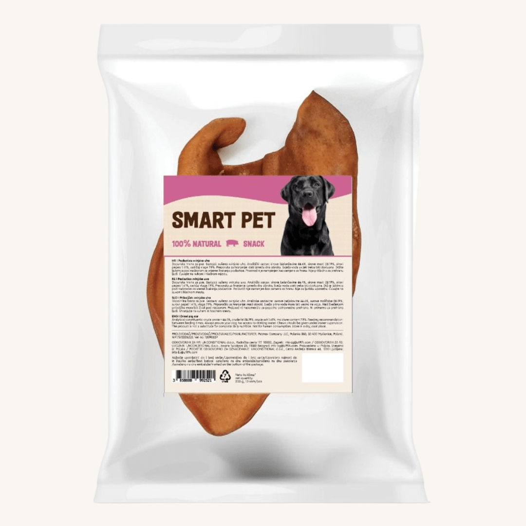 Smart Pet ǀ rezani svinjski uhlji 10 kos od Smart Pet | Na voljo pri Forapet